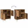 vidaXL Sideboard 2 pcs Altholz 60 x 35 x 70 cm