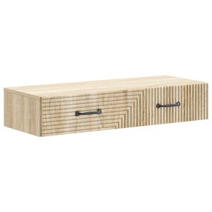 vidaXL Wandmontierter Beistelltisch Sonoma-Eiche 87,5 x 34,5 x 17 cm