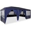 vidaXL Party-Zelt Blau 600 x 400 x 266 cm Polyethylen