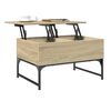 vidaXL Couchtisch Sonoma-Eiche 70x50x40 cm Holzwerkstoff und Metall