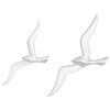 vidaXL Möwe Silber Aluminium