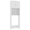 vidaXL Waschmaschinenschrank Wei&szlig; 64x25,5x190 cm Holzwerkstoff