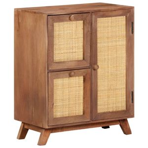 vidaXL Sideboard 60x35x75 cm Massivholz Mango