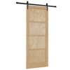 vidaXL Schiebet&uuml;r ORKDAL Natur 83 x 202 cm Massives Kiefernholz