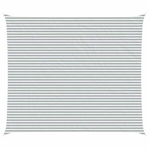 vidaXL Sonnensegel Hellgrau und Wei&szlig; 7 x 6 m 100 % Polyester Oxford