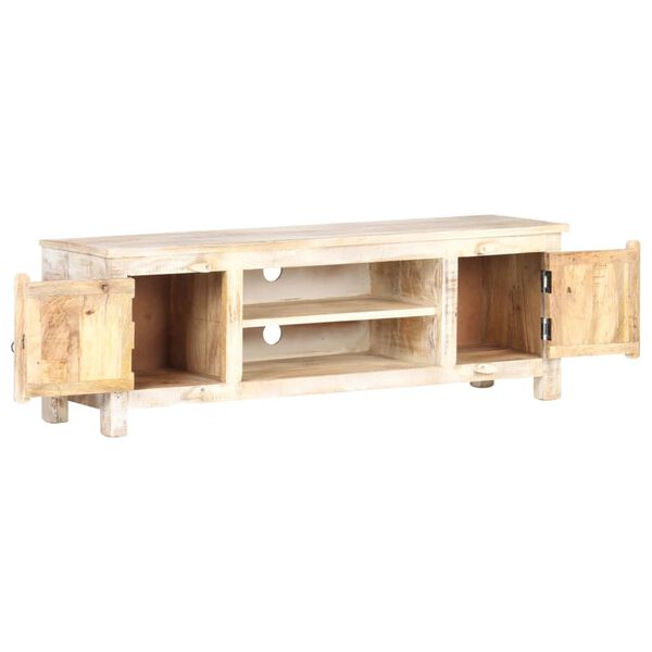 vidaXL TV-Schrank 120x30x40 cm Raues Akazienholz