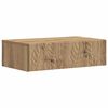 vidaXL Wandmontierter Beistelltisch 87,5 x 34,5 x 17 cm Holzwerkstoff