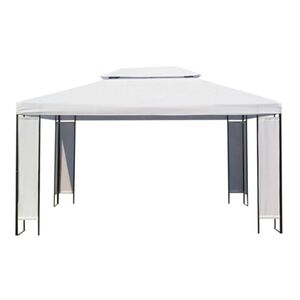 vidaXL &Uuml;berdachungen Wei&szlig; 3 x 4 x 2,73 m Stoff