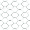 vidaXL Zaunpfosten Grün 25 x 0,4 m (50 mm Mesh) Stahl und PVC