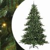 vidaXL K&uuml;nstlicher klappbarer Weihnachtsbaum Gr&uuml;n 240 cm PVC und Stahl