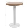 vidaXL Bistrotisch Hellbraun 60 cm MDF