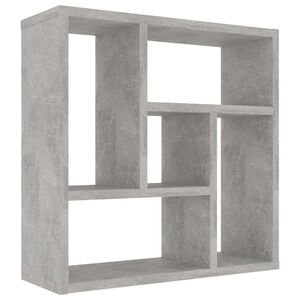 vidaXL Wandregal Betongrau 45x16x45 cm Holzwerkstoff