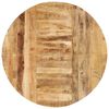 vidaXL Esstisch Rund 175x75 cm Raues Mangoholz