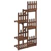 vidaXL Blumenst&auml;nder 60x25x130 cm Massivholz Tanne