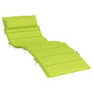 vidaXL Sonnen-Lounger Kissen Gr&uuml;n 180 x 60 x 4 cm Oxford-Stoff