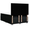 vidaXL Boxspringbett mit Matratze Schwarz 160x200 cm Stoff