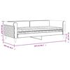 vidaXL Tagesbett mit Matratze Dunkelgr&uuml;n 90x200 cm Samt