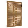 vidaXL Gartentor 85x150 cm Cortenstahl Quadratisches Design
