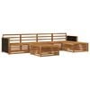 vidaXL Outdoor-Sofagarnitur 6 Stk. Natur Massivholz Akazie