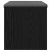 vidaXL Flurbank mit Kissen Schwarz Eichen-Optik 63 x 38 x 40 cm