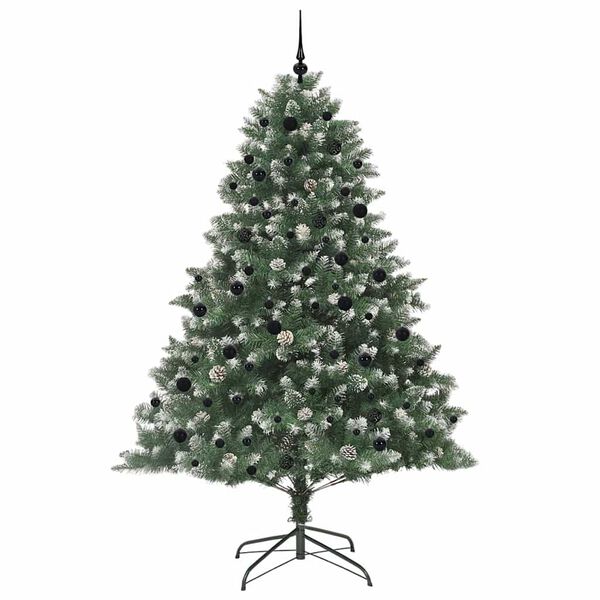 vidaXL K&uuml;nstlicher Weihnachtsbaum mit 300 LEDs mit St&auml;nder Gr&uuml;n 240 cm
