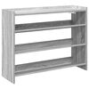 vidaXL Schuhregal Grau Sonoma 80x25x62 cm Holzwerkstoff
