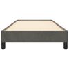 vidaXL Bettgestell ohne Matratze Dunkelgrau 90x190 cm Samt