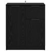 vidaXL Sideboard Schwarz Eichen-Optik 60 x 30 x 70 cm Holzwerkstoff