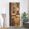 vidaXL Highboard Altholz 69,5 x 34 x 180 cm Holzwerkstoff