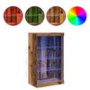 vidaXL LED-Sideboard Altholz 60,5 x 37 x 100 cm Holzwerkstoff