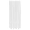 vidaXL Spitzenvorhang mit Vorh&auml;ngen Floral Wei&szlig; 220x150cm Polyester