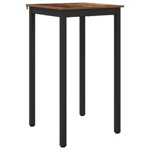 vidaXL Stehtisch Holzwerkstoff Quadratisch