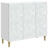 vidaXL Sideboard Wei&szlig; 89 x 34,5 x 80 cm Holzwerkstoff