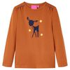 vidaXL Kinder-Langarmshirt Cognac 92