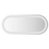 vidaXL LED-Badspiegel 60x25 cm Oval