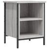 vidaXL Schuhregal Grau Sonoma 38x35x50 cm Holzwerkstoff