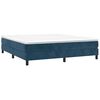 vidaXL Boxspringbettgestell Dunkelblau 180x200 cm Samt