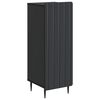 vidaXL Sideboard Schwarz 34,5 x 33 x 92 cm Holzwerkstoff