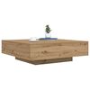 vidaXL Couchtisch Artisan-Eiche 100 x 100 x 31 cm Holzwerkstoff