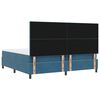 vidaXL Boxspringbett mit Matratze Dunkelblau 200 x 200 cm Stoff