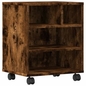 vidaXL Druckerst&auml;nder mit Rollen R&auml;uchereiche 41x32x48 cm