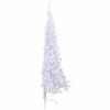 vidaXL Künstlicher Weihnachtsbaum Weiß 240 cm PVC und Stahl