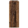 vidaXL Wandschrank Altholz 69,5 x 34 x 90 cm Engineered Wood und Glas