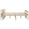 vidaXL Seniorenbett mit Kopfteil ohne Matratze 140x190 cm