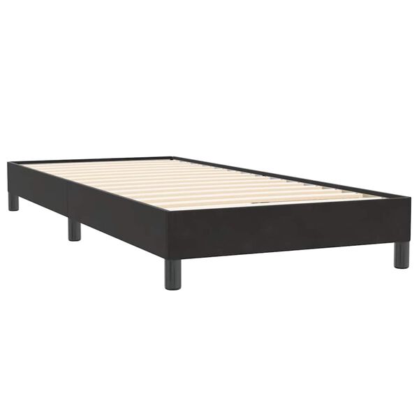 vidaXL Boxspringbett ohne Matratze Schwarz 90x220 cm Samt
