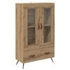 vidaXL Highboard Artisan-Eiche 69,5 x 31 x 115 cm