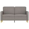 vidaXL 2-Sitzer-Sofa Taupe 120 cm Stoff