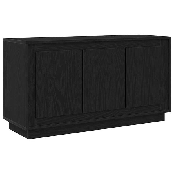 vidaXL Sideboard Schwarz Eichen-Optik 102 x 35 x 55 cm Holzwerkstoff