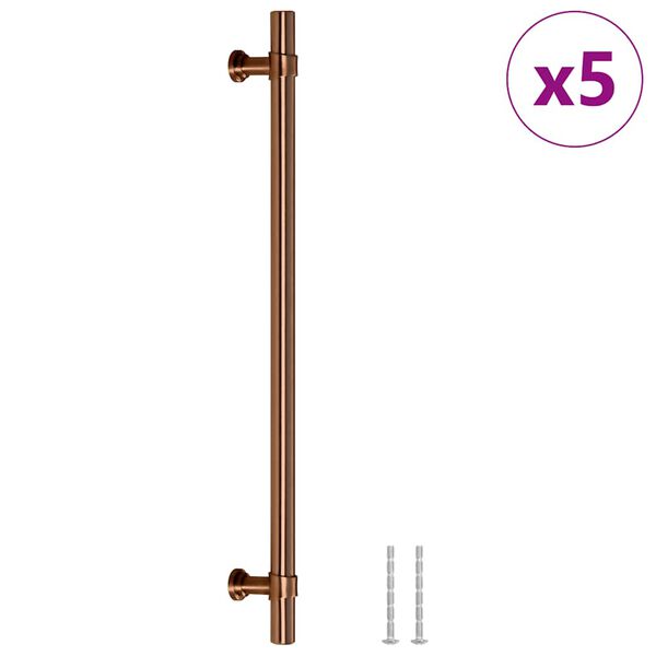 vidaXL M&ouml;belgriffe 5 Stk. Bronzen 480 mm Edelstahl