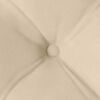 vidaXL Sitzkissen 4 pcs Creme 40 x 40 x 6 cm Mikrofaser
